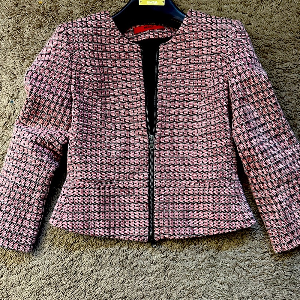 Hugo Boss tweed blazer us4